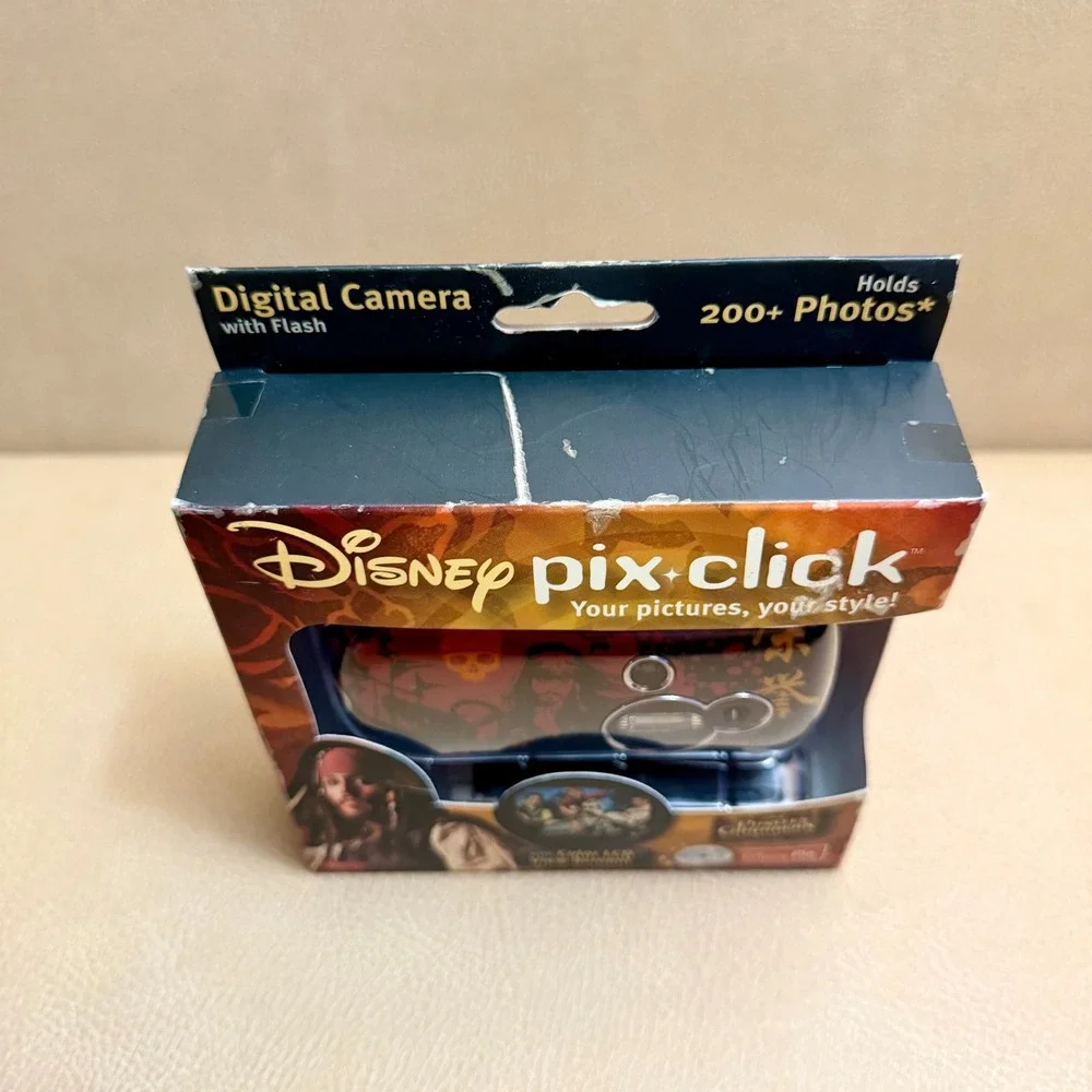 Vintage Disney Pix Click Pirates of the Caribbean Digital Camera Jack Sparrow